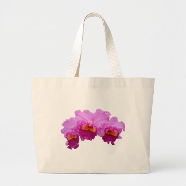 Vittoto Bag som dekoreras med Orchids Jumbo Tygkasse (Framsidan)