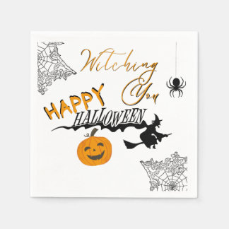 Vittra dig Happy halloween party napkin Pappersservett