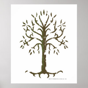 Vitträd av Gondor Poster
