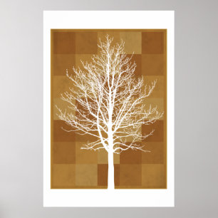 Vitträd Poster