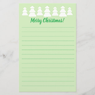 Vitträdgod jul fodrade brevpapper