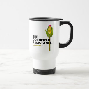 Vittravel mug - Cornfieldmotståndet Resemugg