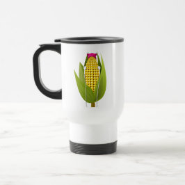 Vittravel mug - Cornfieldmotståndet Resemugg