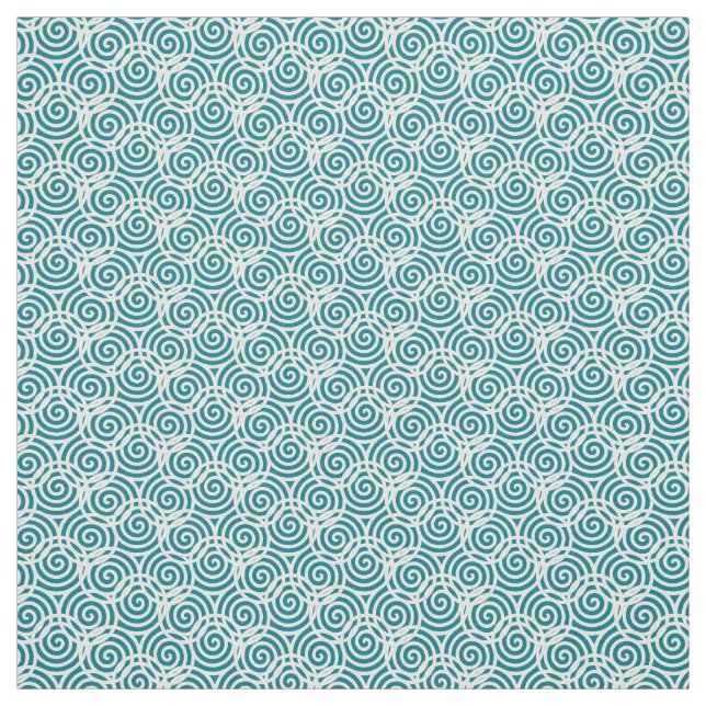 Vittrippel Spiral Abstract Design Fabric Tyg (Provkarta)