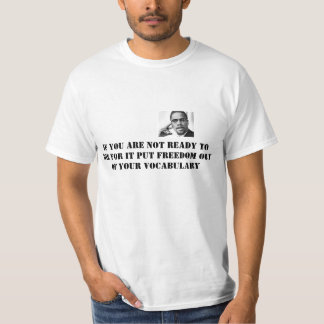 vittshirt för malcom x tröja