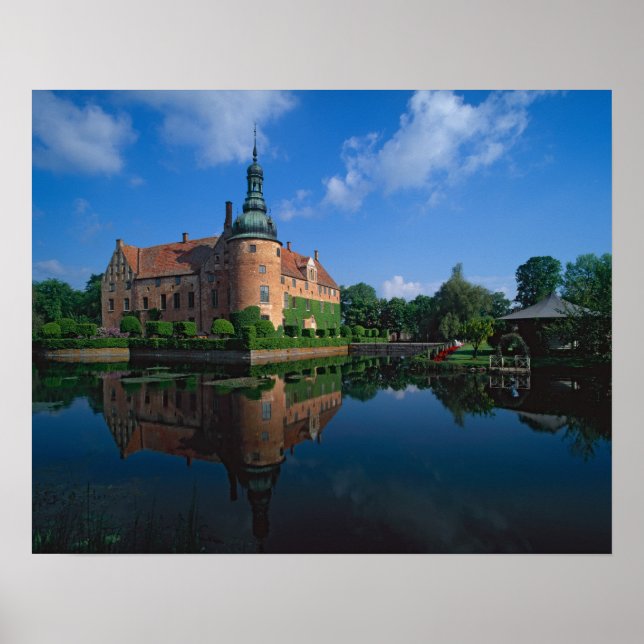 Vittskovle Castle, Skane, Sverige Poster (Framsidan)