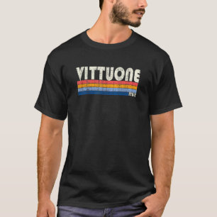 Vittuone Italien Retro 70s 80-tal Stil T Shirt