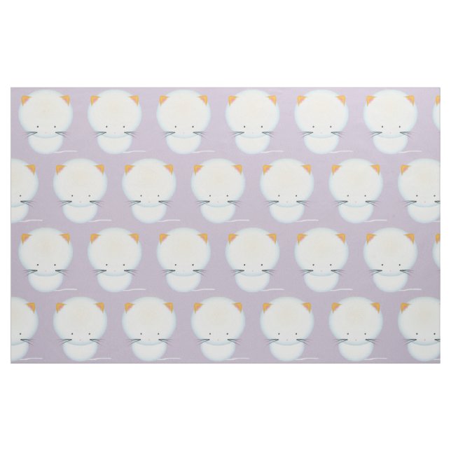 Vittyggt Mönster för Barnkammarsduk Tyg (Fat Quarter)