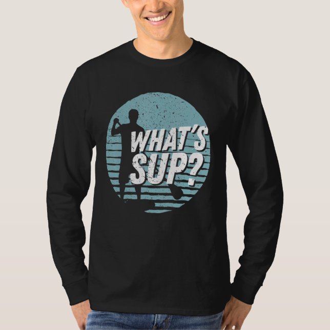 Vitvadssaft Coola Sup Paddling Ställande Padding T Shirt (Framsida)