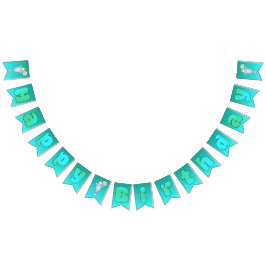 Vitval Boo Grattis på födelsedagen Girlang Banner Vimplar