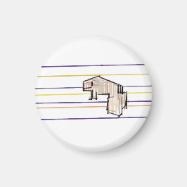 Vitvalssommarfröjd Magnet