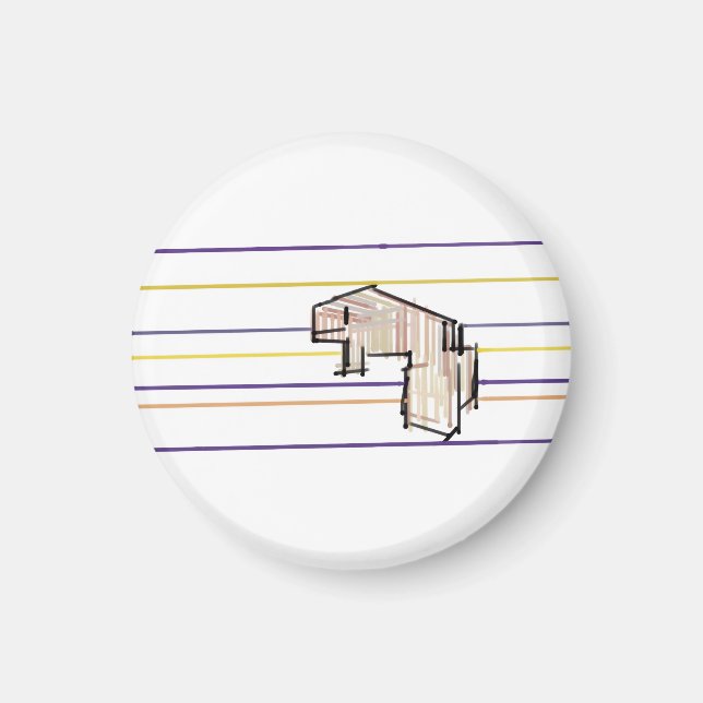 Vitvalssommarfröjd Magnet (Framsidan)