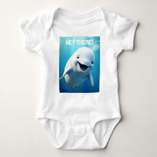 Vitvalsteckning Blå Grön Arktiska Oceanen T Shirt