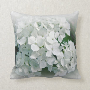 Vitvanlig hortensia - kudde