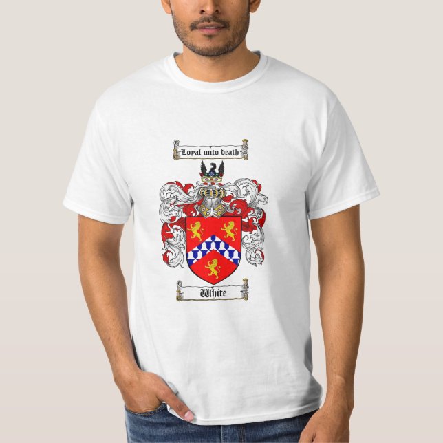 VitvapensköldT-tröja T-shirt (Framsida)