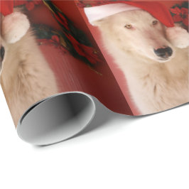 Vitvarg Santa Presentpapper