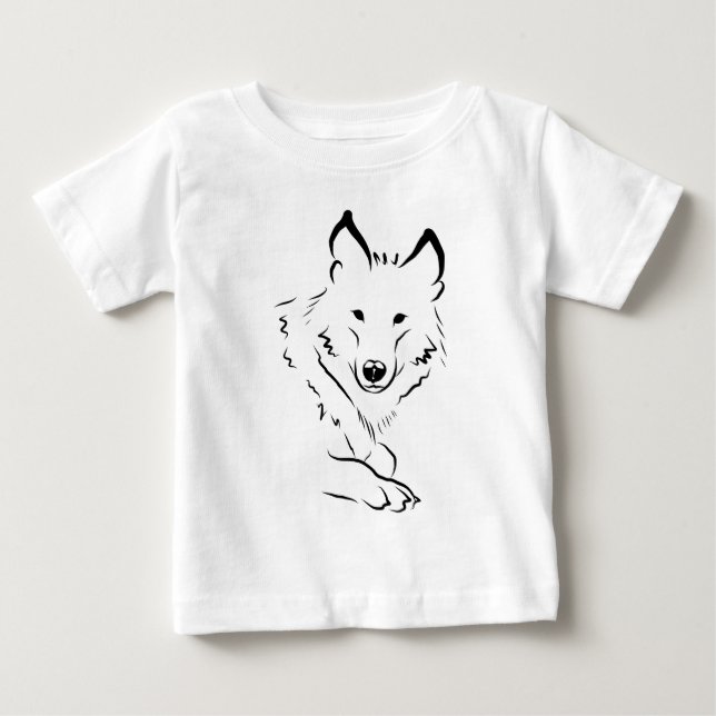Vitvarg Tee Shirt (Framsida)