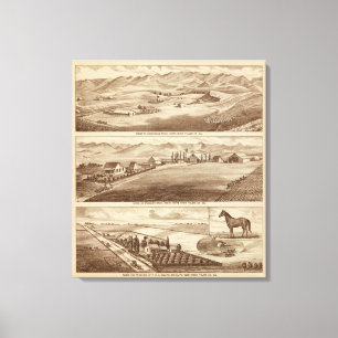 Vitvatten, Saucelito rancher Canvastryck