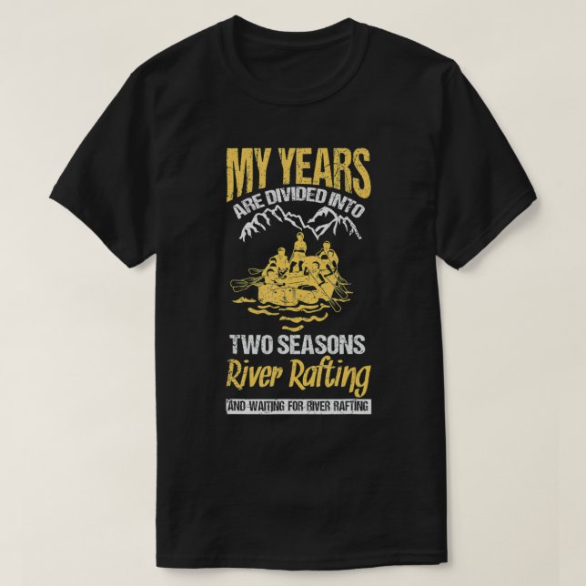 Vitvattenupplag för flodupplopp t shirt (Design framsida)
