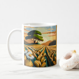 Vitvete Kaffemugg