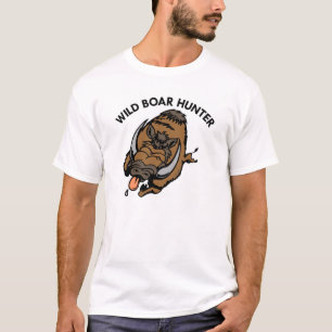 Vitvildsvinjägare Tee Shirt