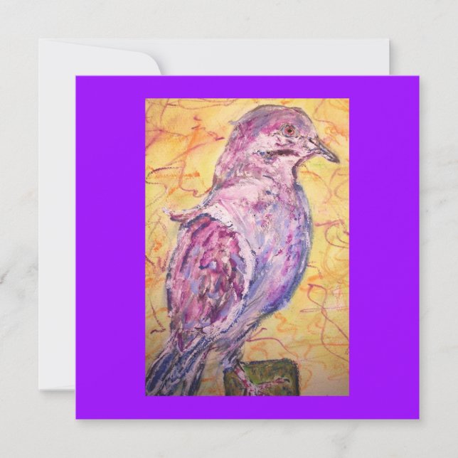 Vitvingad Dove art (Framsida)