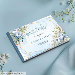 Vitvit nordhavsgäst från Dusty Blue Guld Bok