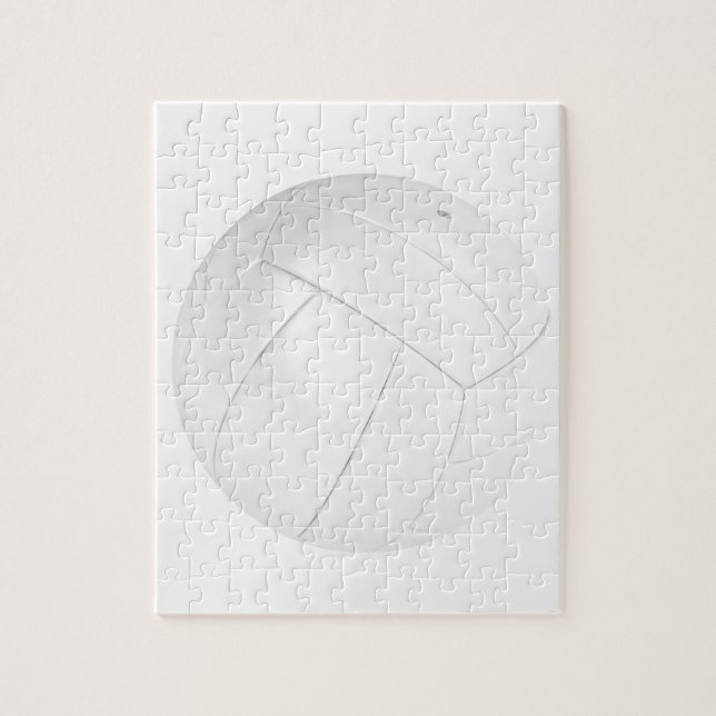 Vitvolleybollboll Pussel (Vertikal)