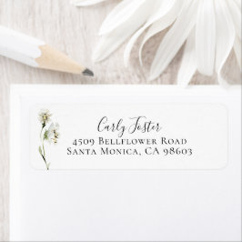 VitWildblommans botaniska Returadress Returadress Etikett