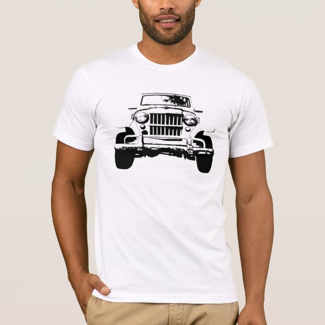vitwillysvagn tee shirt (Framsida)