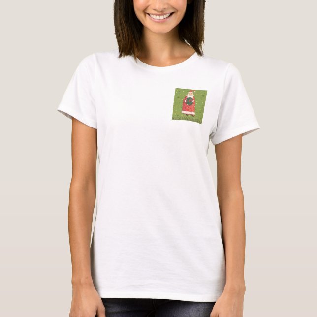 VIV77-Grönten Santa.tif T Shirt (Framsida)