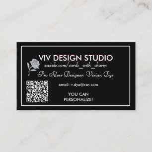 Viv Design Studio visitkort december 2025