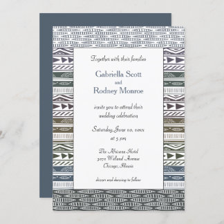 Viva Afrika Bröllop Inbjudningar