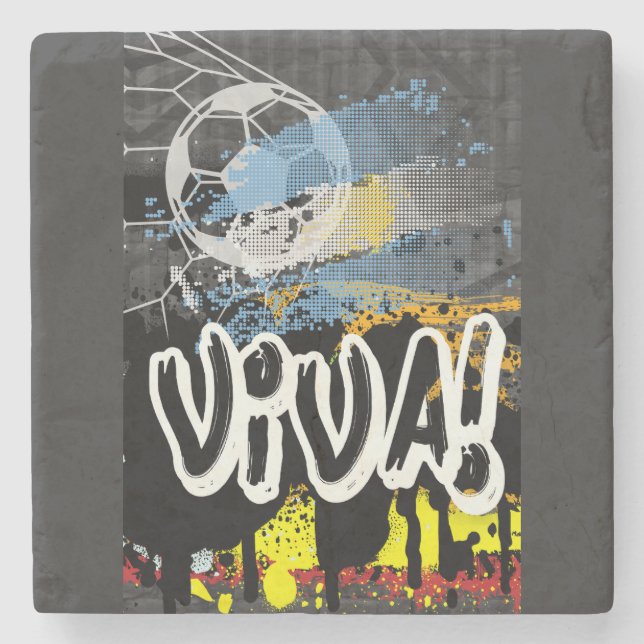 VIVA Argentina Vm 2022 Messi Maradona Stenunderlägg (Framsidan)