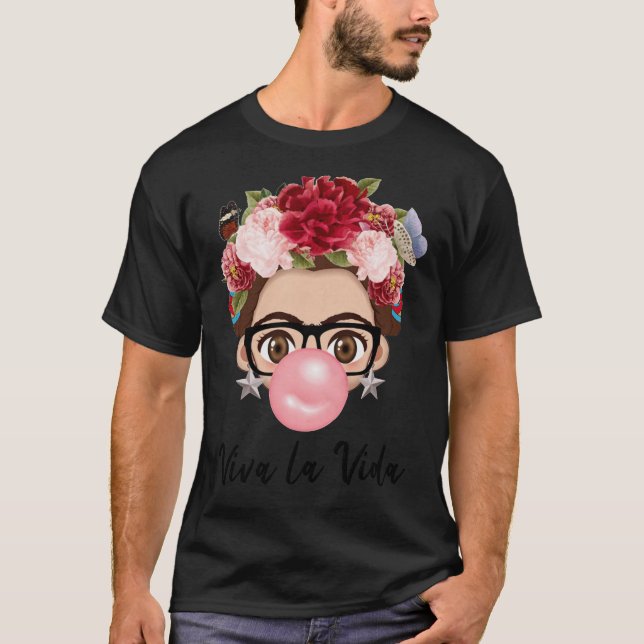 VIva ballong Frida Kahlo målarart för fläkt Esse T Shirt (Framsida)