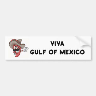 Viva Bukt från Mexiko Anti-Trump Bumper Sticker Bildekal
