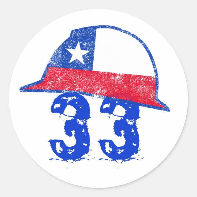 Viva Chile! Runt Klistermärke (Framsida)