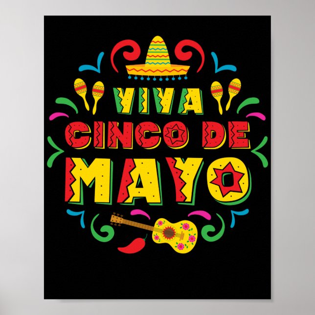 Viva Cinco De Mayo Cinco De Mayo Poster (Framsidan)