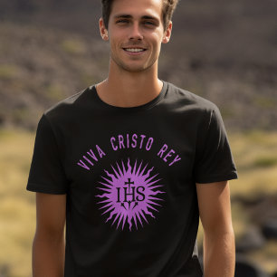 Viva Cristo Rey Catholic Cristeros Gift T Shirt