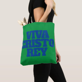 Viva Cristo Rey Graphic Tote Tygkasse