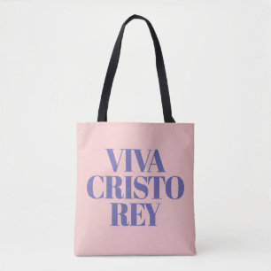 Viva Cristo Rey Graphic Tote Tygkasse