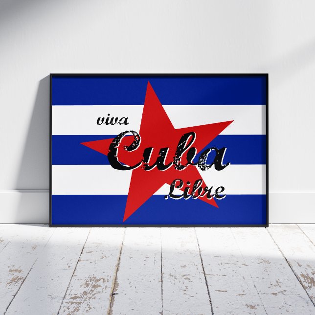 Viva Cuba Libre, Havanna, Fidel Castro, Che Guevar Poster (Skapare uppladdad)