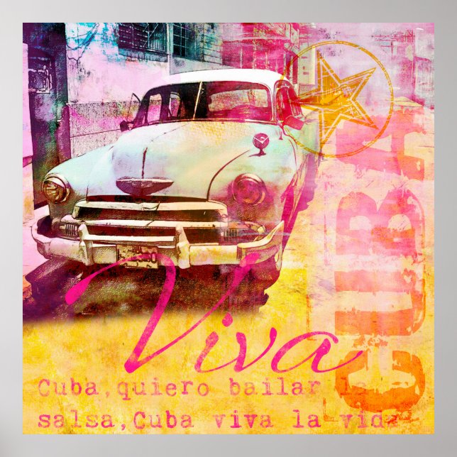 Viva Cuba Poster (Framsidan)