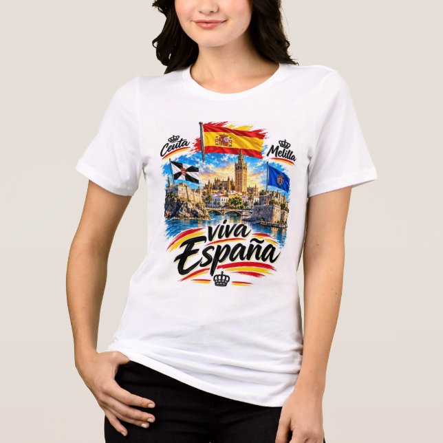 ¡VIVA ESPAÑA! T SHIRT (Framsida)