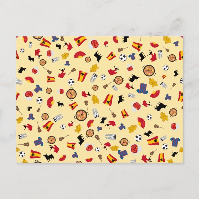 Viva España-vykort med kulturellt inslag Vykort (Framsida)