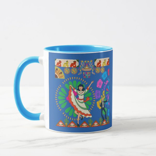 Viva Fiesta Dreams blå Mugg (Vänster)