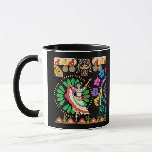 Viva Fiesta Dreams svart  Mugg (Vänster)