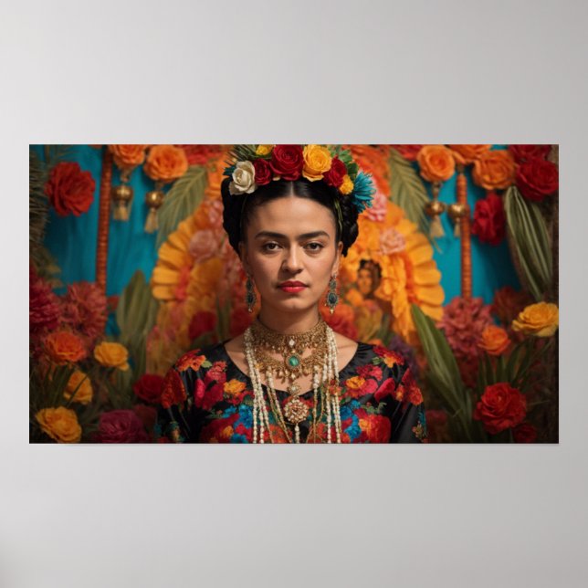 Viva Frida! (Begränsad utgåva Skriv ut nr 10) Poster (Framsidan)