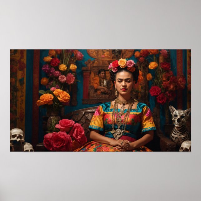 Viva Frida! (Begränsad utgåva, skriv ut nr 5) Poster (Framsidan)