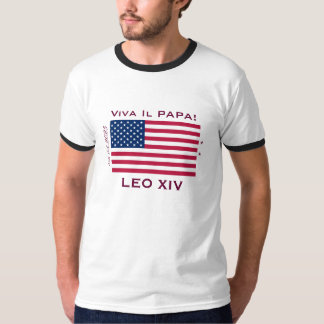 Viva Il Pappa Pope LEO XIV Ringer T-Shirt